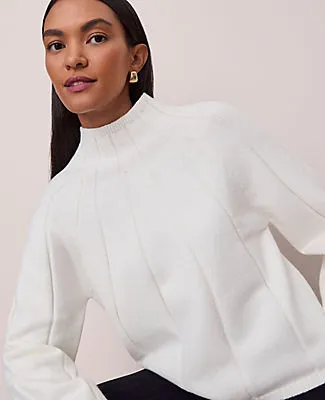Ann Taylor Contrast Stitch Turtleneck Sweater sold by Ann Taylor product image thumbnail 4