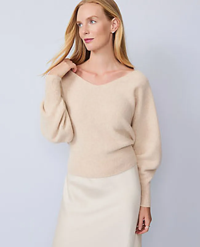 Ann Taylor Cashmere V-Neck Sweater made by Ann Taylor