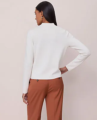 Ann Taylor V-Neck Sweater Jacket sold by Ann Taylor product image thumbnail 2