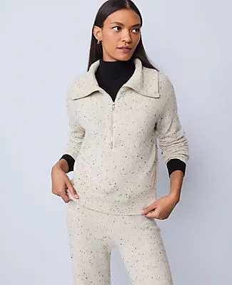 Ann Taylor Weekend Collection Half-Zip Sweater sold by Ann Taylor
