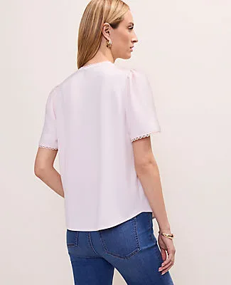 Ann Taylor Lace Trim Top sold by Ann Taylor product image thumbnail 2