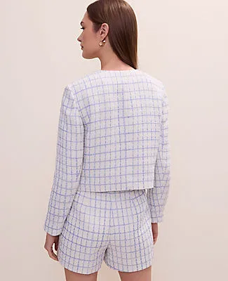 Ann Taylor Petite Patch Pocket Jacket in Tweed sold by Ann Taylor product image thumbnail 2