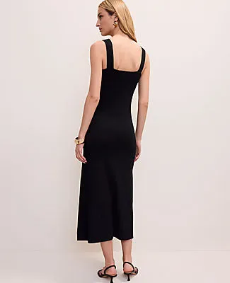 Ann Taylor Ribbed Button Sweater Dress sold by Ann Taylor product image thumbnail 2