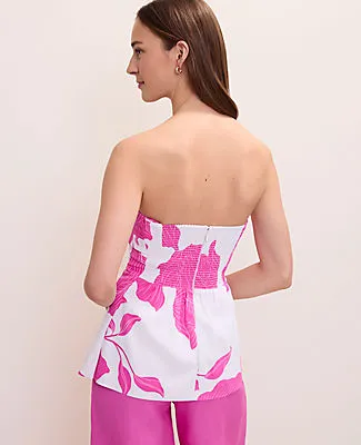Ann Taylor Floral Strapless Tunic Top sold by Ann Taylor product image thumbnail 2