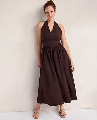 Ann Taylor Haven Well Within Linen Halter Maxi Dress sold by Ann Taylor