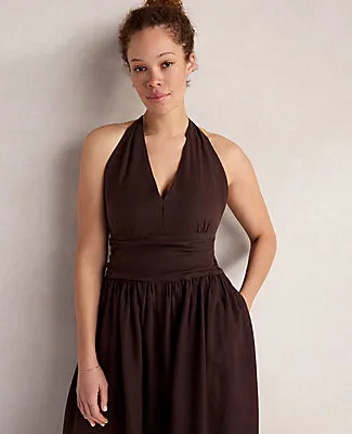Ann Taylor Haven Well Within Linen Halter Maxi Dress sold by Ann Taylor product image thumbnail 2