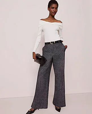 Ann Taylor Twisted Off-The-Shoulder Sweater sold by Ann Taylor product image thumbnail 2