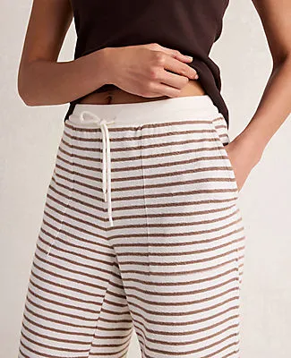 Ann Taylor Haven Well Within Cotton Blend Textured Barrel Leg Pants sold by Ann Taylor product image thumbnail 2