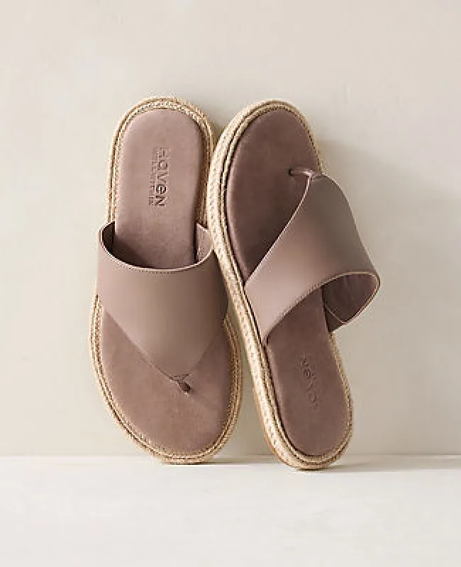 Ann Taylor Haven Well Within Leather Espadrille Sandals made by Ann Taylor