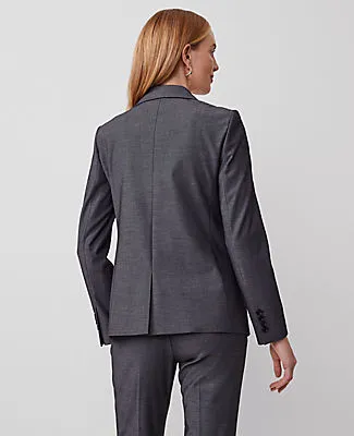 Ann Taylor The Petite Long Single Button Blazer in Bi-Stretch sold by Ann Taylor product image thumbnail 2