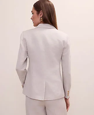 Ann Taylor The Hutton Blazer in Linen Blend sold by Ann Taylor product image thumbnail 2