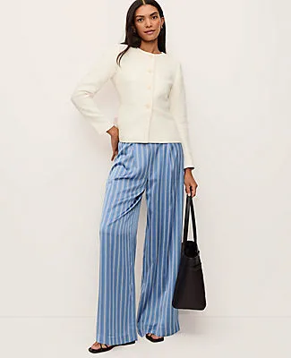 Ann Taylor Petite Tweed Peplum Jacket sold by Ann Taylor product image thumbnail 4
