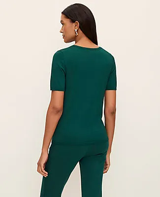 Ann Taylor Easy Sweater Tee sold by Ann Taylor product image thumbnail 2