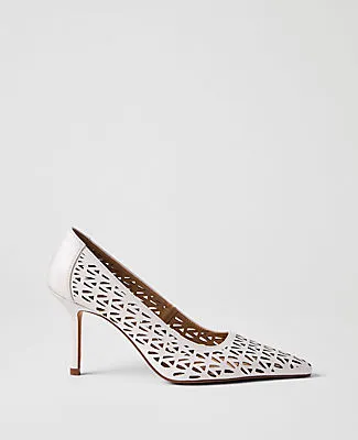 Ann Taylor Pointy Toe Perforated Pump sold by Ann Taylor product image thumbnail 2
