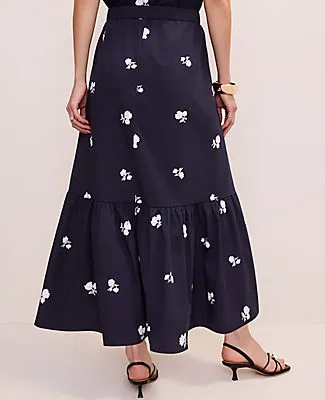 Ann Taylor Sequin Embellished Tiered Maxi Skirt sold by Ann Taylor product image thumbnail 3