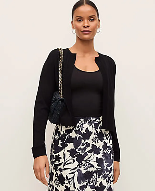 Ann Taylor Open Crop Cardigan made by Ann Taylor