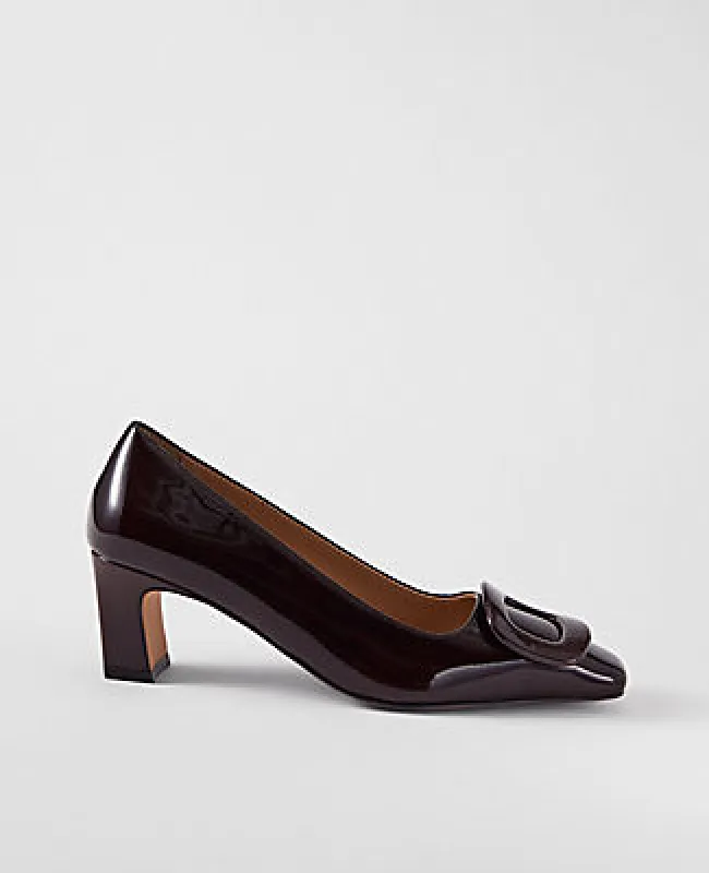 Ann Taylor Patent Buckle Pump made by Ann Taylor