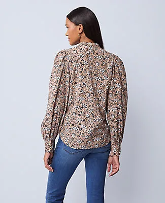 Ann Taylor Weekend Floral Button Down Shirt sold by Ann Taylor product image thumbnail 2