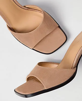 Ann Taylor Suede Mule Sandal sold by Ann Taylor product image thumbnail 2