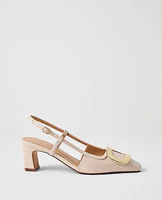 Ann Taylor Patent Leather Buckle Pump sold by Ann Taylor