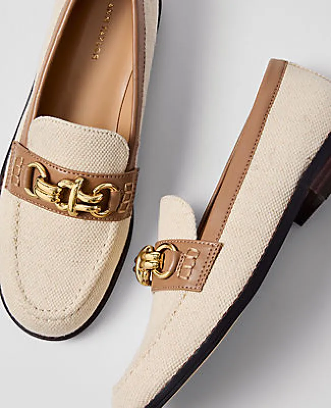 Ann Taylor Hardware Embellished Loafer made by Ann Taylor