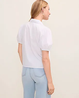 Ann Taylor Weekend Lace Trim Blouse sold by Ann Taylor product image thumbnail 2