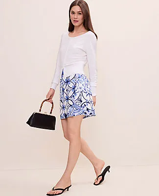 Ann Taylor Petite Paisley Wrap Mini Skirt sold by Ann Taylor