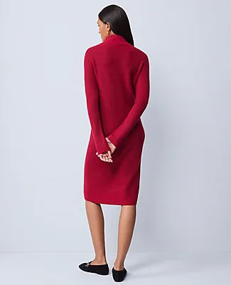 Ann Taylor Petite Weekend Ribbed Button Sweater Dress sold by Ann Taylor product image thumbnail 2