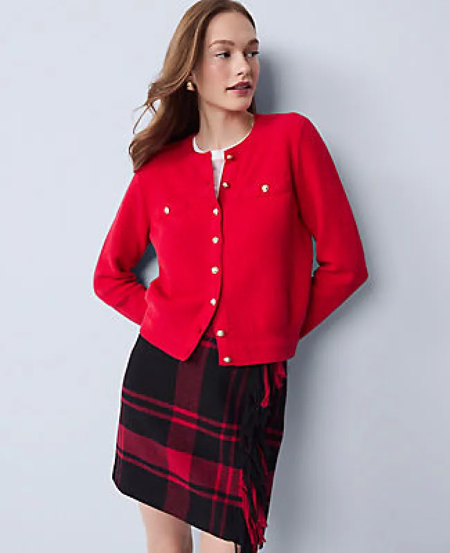 Ann Taylor Textured Cardigan made by Ann Taylor