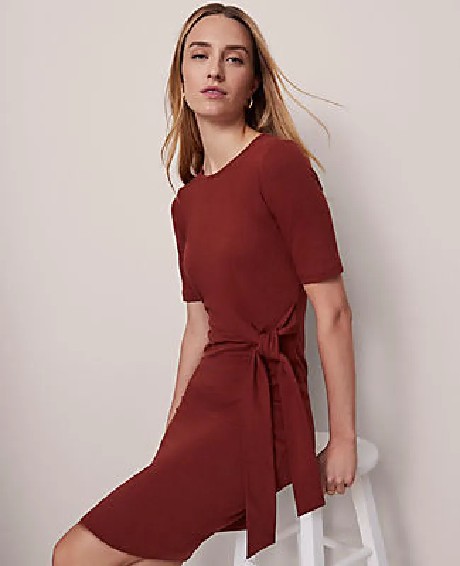 Ann Taylor Weekend Tie Waist Shift Dress made by Ann Taylor