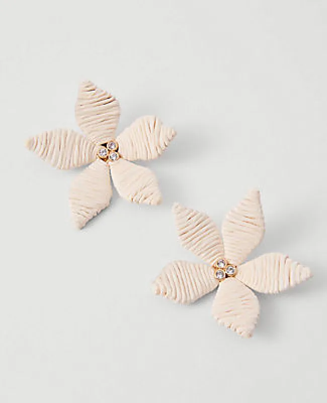 Ann Taylor Threaded Flower Stud Earrings made by Ann Taylor
