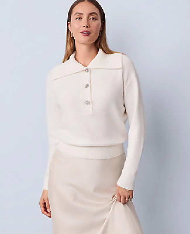 Ann Taylor Polo Sweater made by Ann Taylor