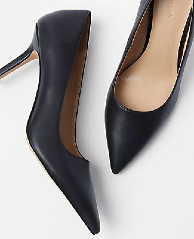 Ann Taylor Mae Leather Pump made by Ann Taylor