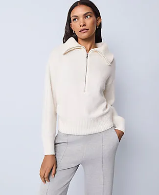 Ann Taylor Weekend Half-Zip Sweater sold by Ann Taylor product image thumbnail 3