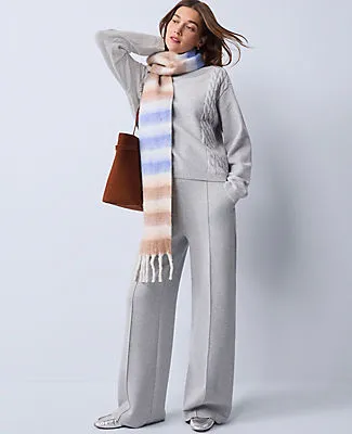 Ann Taylor Weekend Mixed Cable Sweater sold by Ann Taylor product image thumbnail 3