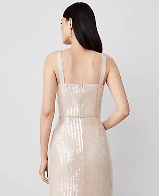Ann Taylor Petite Cropped Sequin Tank Top sold by Ann Taylor product image thumbnail 2