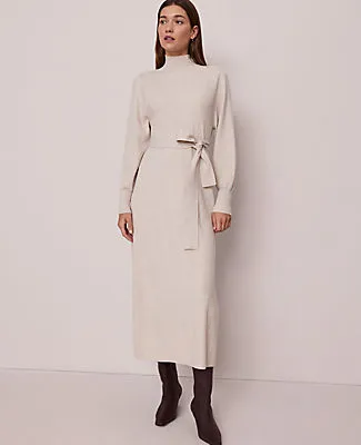 Ann Taylor Weekend Ribbed Turtleneck Sweater Dress sold by Ann Taylor product image thumbnail 2