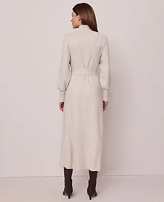 Ann Taylor Weekend Ribbed Turtleneck Sweater Dress sold by Ann Taylor product image thumbnail 3