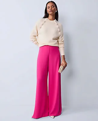Ann Taylor Embellished Mock Neck Sweater sold by Ann Taylor product image thumbnail 2