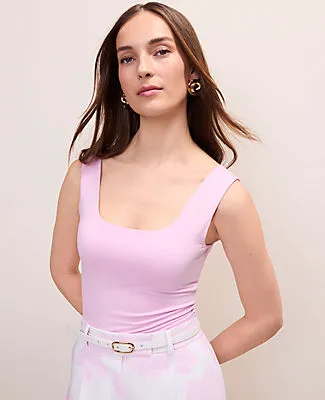 Ann Taylor Petite Square Neck Tank Top sold by Ann Taylor