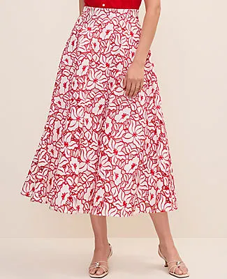 Ann Taylor Eyelet Full Midi Skirt sold by Ann Taylor product image thumbnail 2