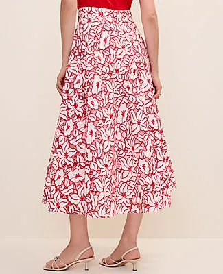 Ann Taylor Eyelet Full Midi Skirt sold by Ann Taylor product image thumbnail 3