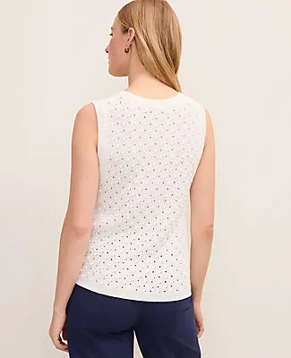 Ann Taylor Weekend Popcorn Stitch Sweater Shell Top sold by Ann Taylor product image thumbnail 2