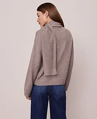 Ann Taylor Petite Weekend Scarf Sweater sold by Ann Taylor product image thumbnail 2