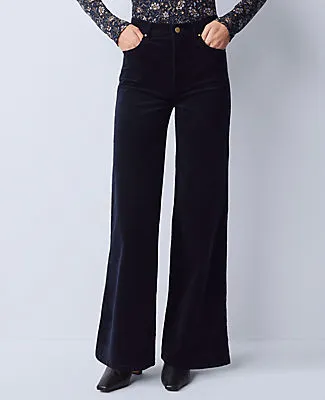 Ann Taylor Petite Weekend Wide-Leg Corduroy Pant sold by Ann Taylor product image thumbnail 2