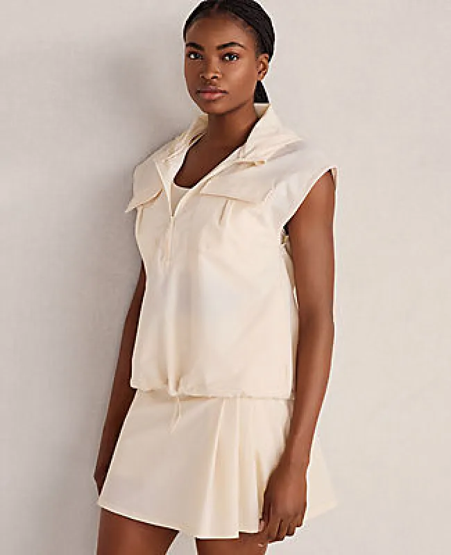 Ann Taylor Haven Well Within Woven Nylon Hooded Vest made by Ann Taylor