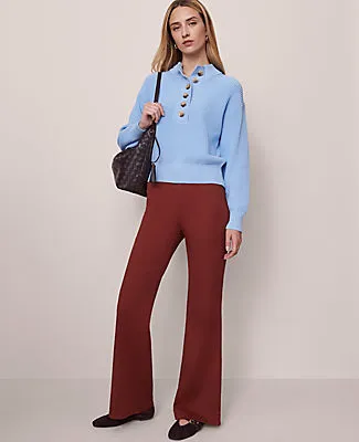 Ann Taylor Petite Weekend Go-Everywhere Flare Pant sold by Ann Taylor product image thumbnail 2