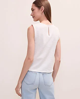 Ann Taylor Petite Fringe Trim Tweed Top sold by Ann Taylor product image thumbnail 2
