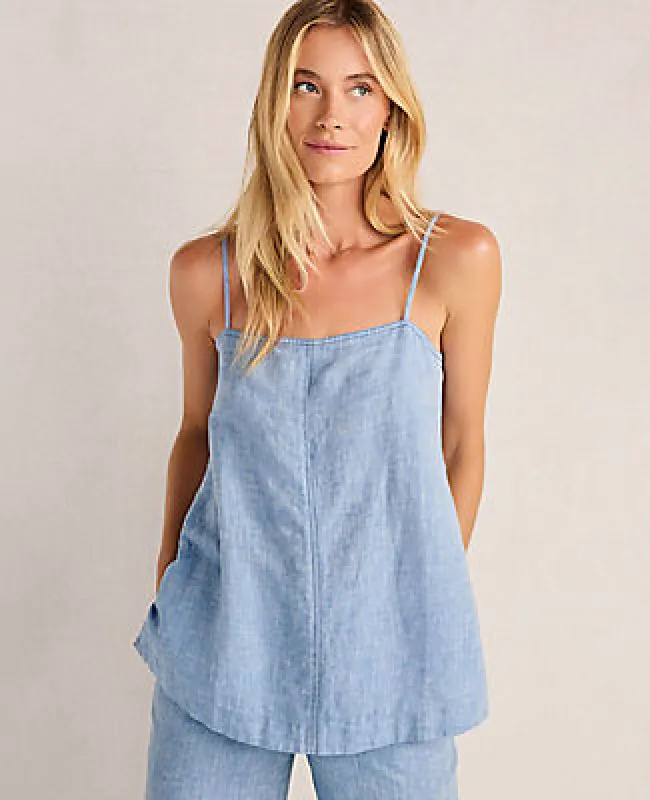 Ann Taylor Haven Well Within Linen Center-Seam Cami made by Ann Taylor