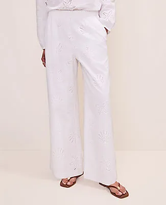 Ann Taylor The Eyelet Easy Palazzo Pant sold by Ann Taylor product image thumbnail 2